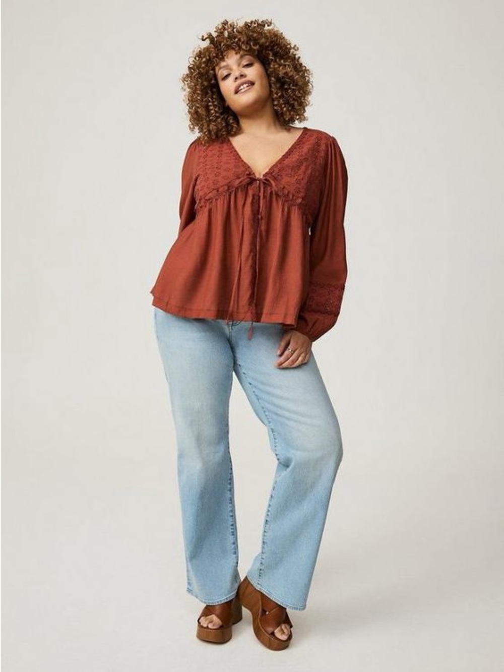 Torrid Daisy Trim Top Size 1X - Picture 13 of 13